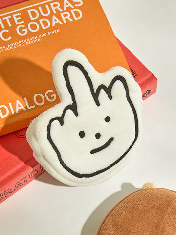 JOGUMAN STUDIO THROW AWAY FINGER FLAT POUCH  中指收納袋
