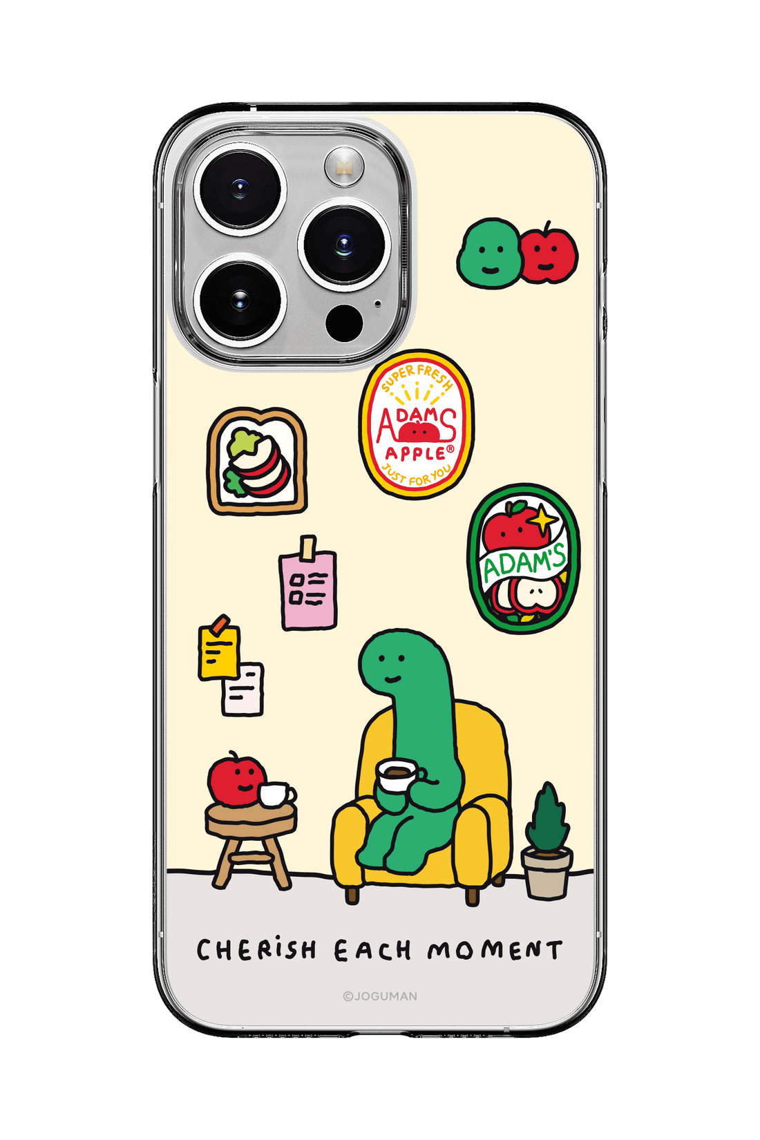 [Joguman Studio x VICXXO] Joguman Loves Apple "Coffee Break" Phone Case 防撞手機殼 - iPhone