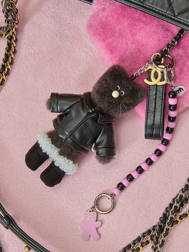 COLLER X MONAMHEE FW PETIT CLOSET LEATHER JACKET 公仔皮衣外套