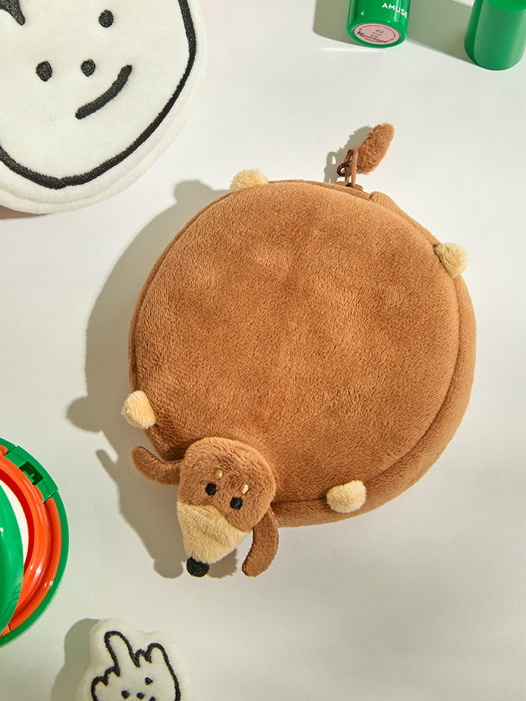 JOGUMAN STUDIO THROW AWAY WOODY FLAT POUCH 收納袋