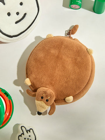 JOGUMAN STUDIO THROW AWAY WOODY FLAT POUCH 收納袋