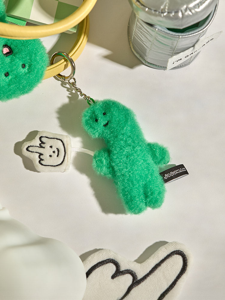 JOGUMAN STUDIO BRACHIO THROW AWAY PLUSH KEYRING 中指款吊飾鑰匙扣