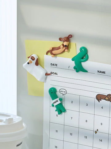 JOGUMAN OFFICE Magnet Set｜Brachio & Woody 磁石套裝（4P）
