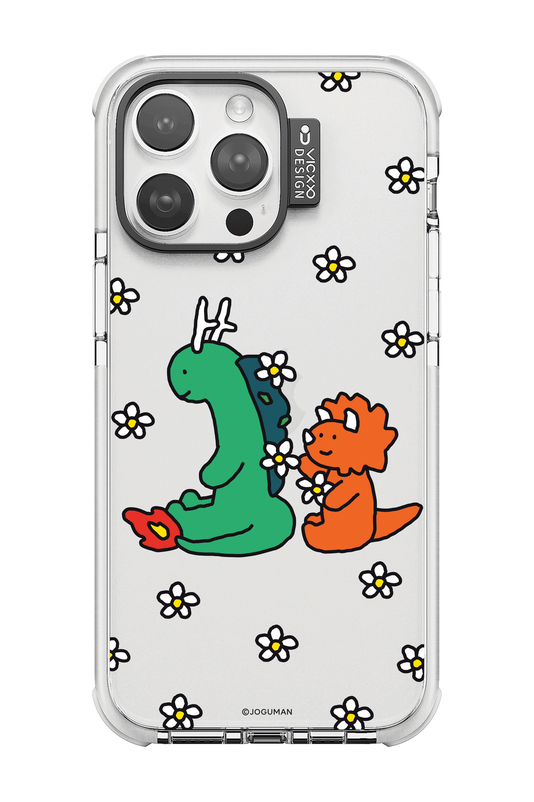 [Joguman Studio x VICXXO] "If Brachio were a Dragon, Flower" Phone Case 防撞手機殼 - iPhone