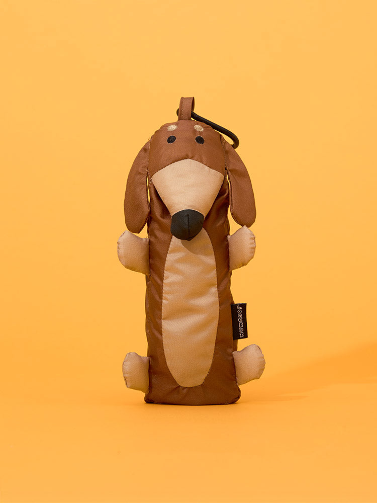JOGUMAN STUDIO THROW AWAY FOLDABLE SUN UMBRELLA POUCH SET 摺疊雨傘（Woody 款🤎）