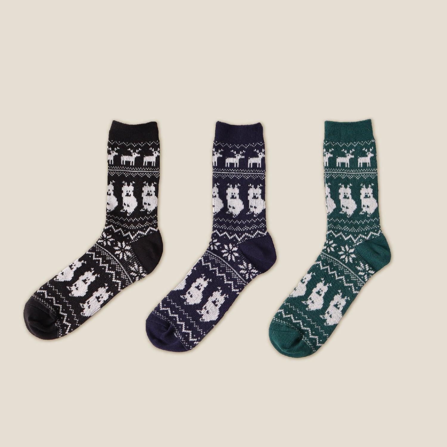 Dinotaeng Rudolph Quokka Nordic Socks 長襪 - SOUL SIMPLE HK