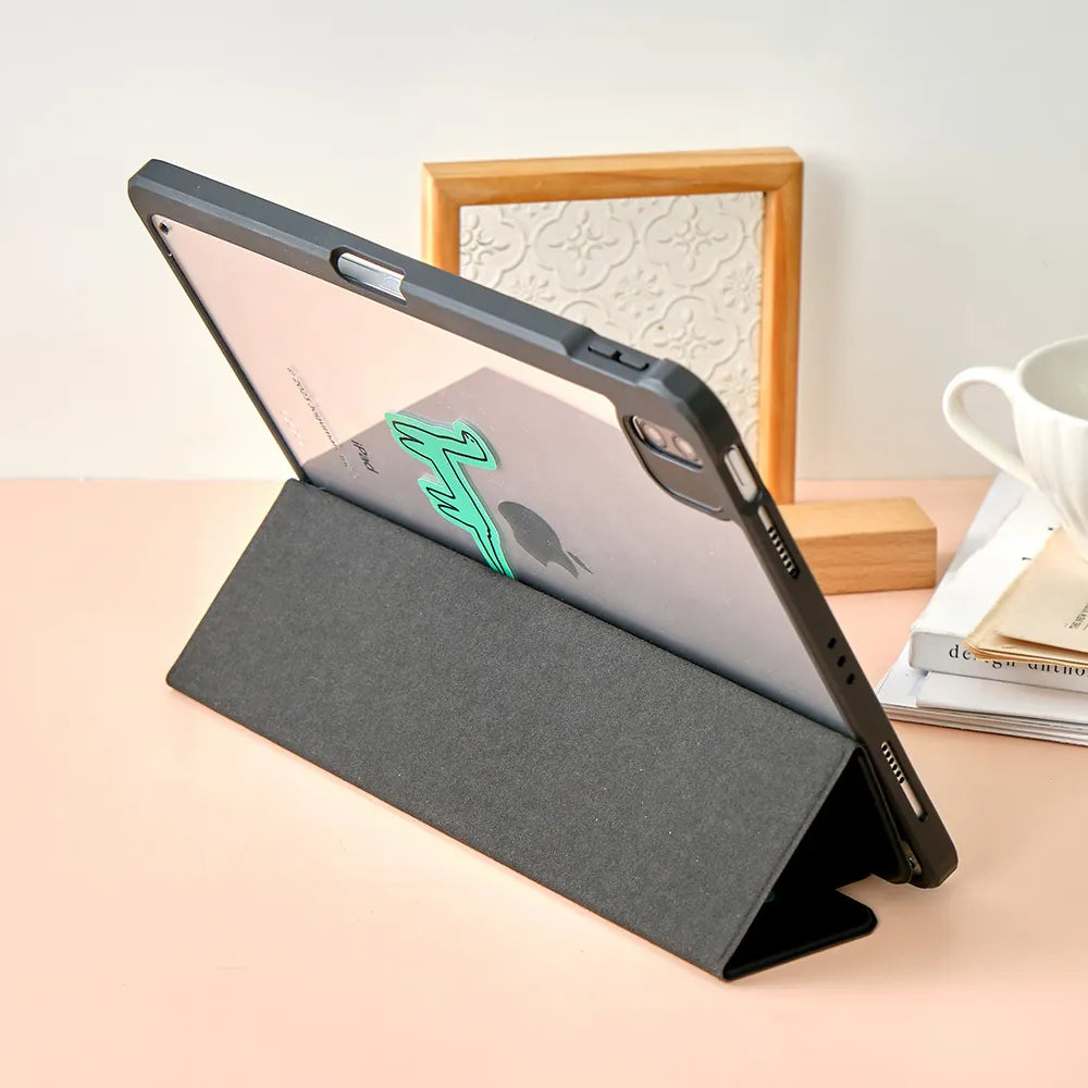 Joguman Studio iPad Case 全員貼紙三折平板保護殼