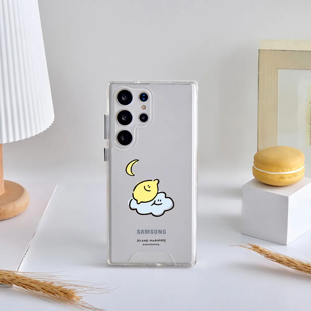 Second Morning Phone Case 晚安檸檬 防摔透明手機殼 - SAMSUNG