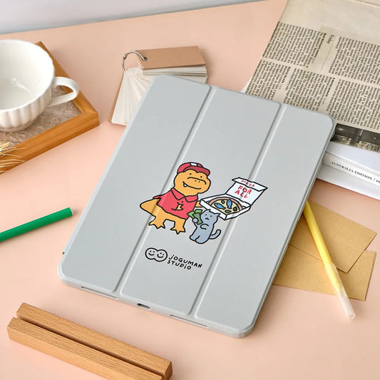 Joguman Studio iPad Case 披薩外送員三折平板保護殼