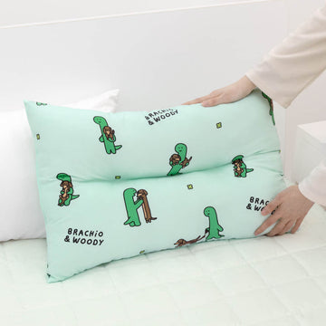 JOGUMAN x NARA HOME DECO Brachio & Woody Picnic Pillow | 60 x 40cm