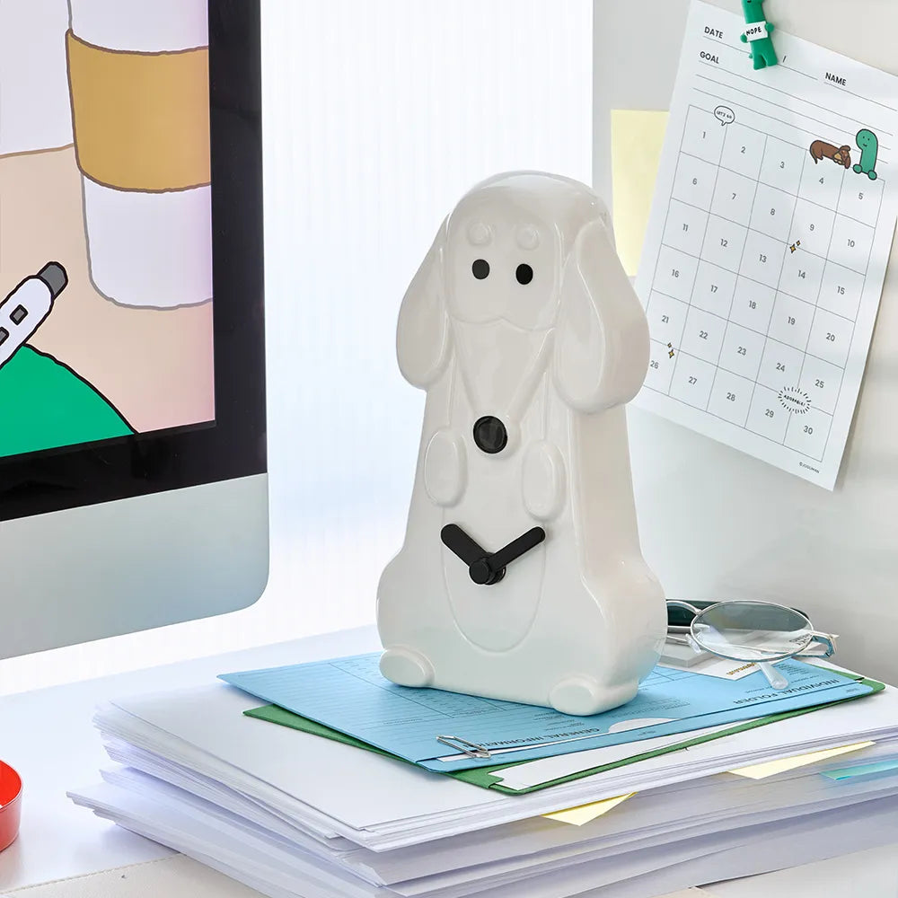 JOGUMAN x Bmix Woody Clock｜Woody 陶瓷造型時鐘