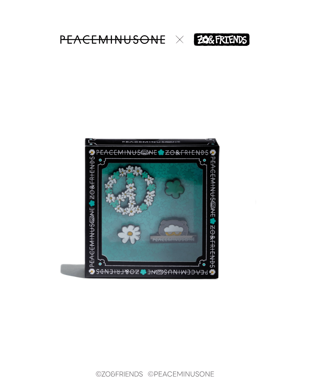 PEACEMINUSONE × ZO&FRIENDS Metal Badge Set｜聯名 ZOA 金屬襟章套裝