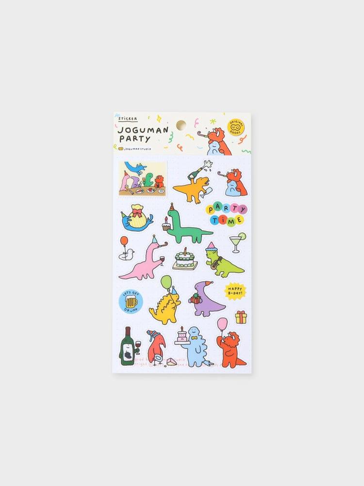 【現貨】Joguman Studio Party  Sticker “渺小的恐龍派對”貼紙〔最後庫存〕