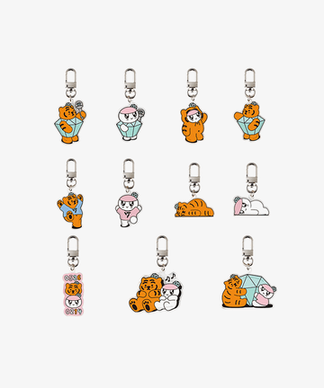 BONGBONGEE X MUZIK TIGER Lucky Draw Random Keyring 盲抽鑰匙扣（共11款）