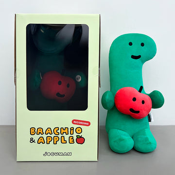 Joguman Studio Brachio & Apple Voice Recording Plush 小腕龍與蘋果 錄音娃娃