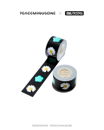PEACEMINUSONE × ZO&FRIENDS Duct Tape｜聯名雛菊圖案裝飾膠帶