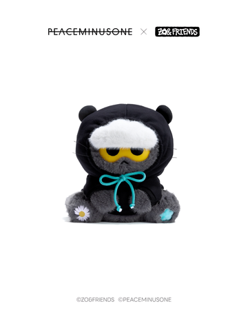 PEACEMINUSONE × ZO&FRIENDS ZOA Medium Plush｜ZOA 聯名連帽造型中型毛絨公仔