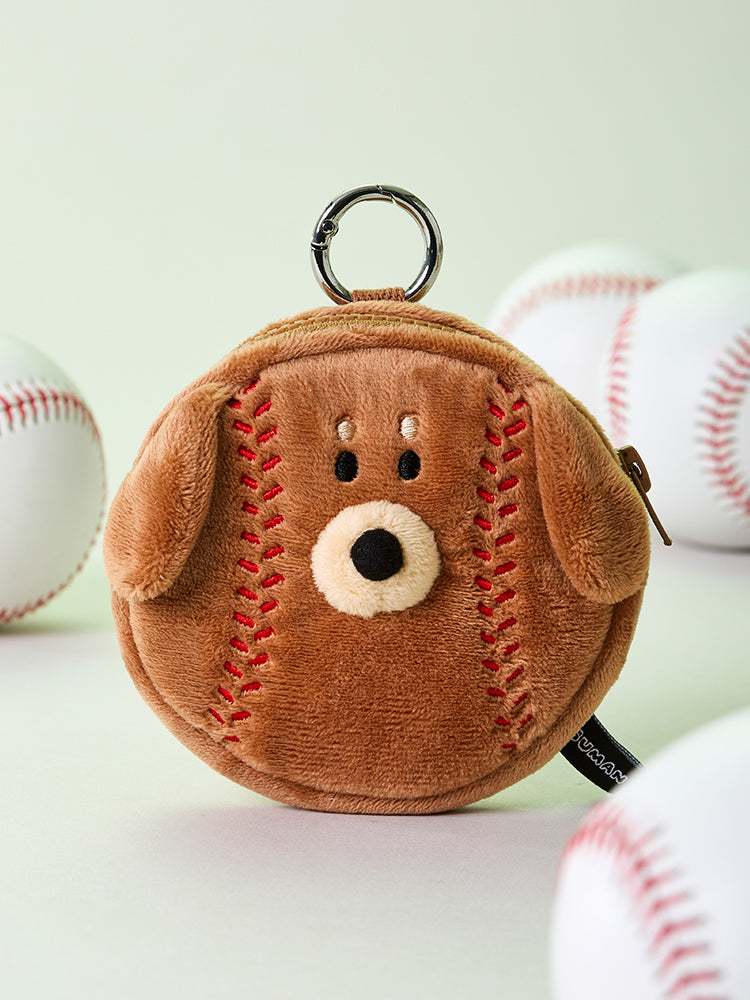 JOGUMAN WOODY MINI POUCH BASEBALL 棒球迷你收納小包鑰匙扣