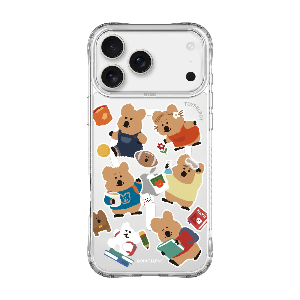 DINOTAENG 校園-校園日常 抗黃防摔 MagSafe iPhone Case 手機殼