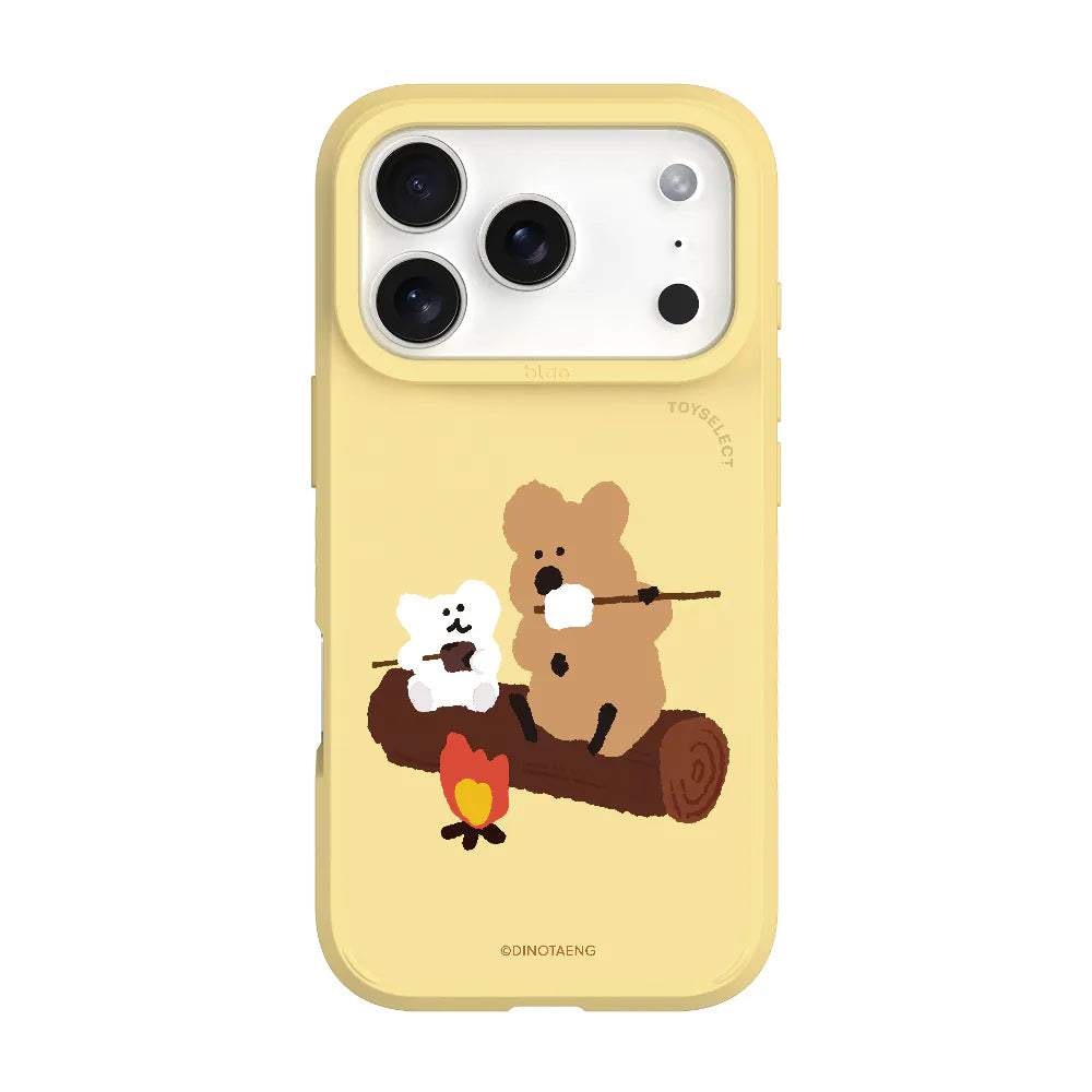 DINOTAENG 經典烤棉花糖 峽谷強悍 MagSafe iPhone Case 手機保護殼