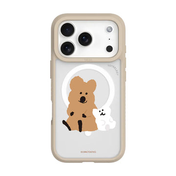 DINOTAENG 經典相依相伴 極光霧透 MagSafe iPhone Case 手機保護殼