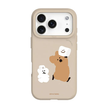 DINOTAENG 經典高舉棉花糖 峽谷強悍 MagSafe iPhone Case 手機保護殼