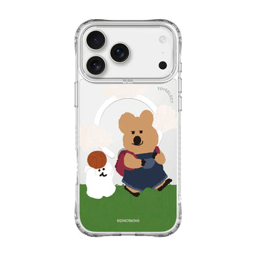 DINOTAENG 校園-一起上學 抗黃防摔 MagSafe iPhone Case 手機殼