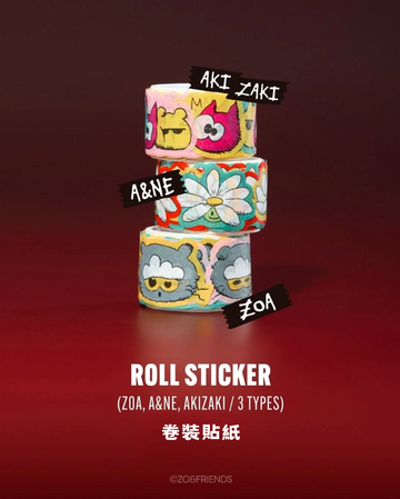 ZO&FRIENDS - ROLL STICKER 卷裝貼紙