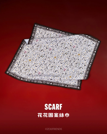 ZO&FRIENDS - SCARF Floral Pattern Scarf