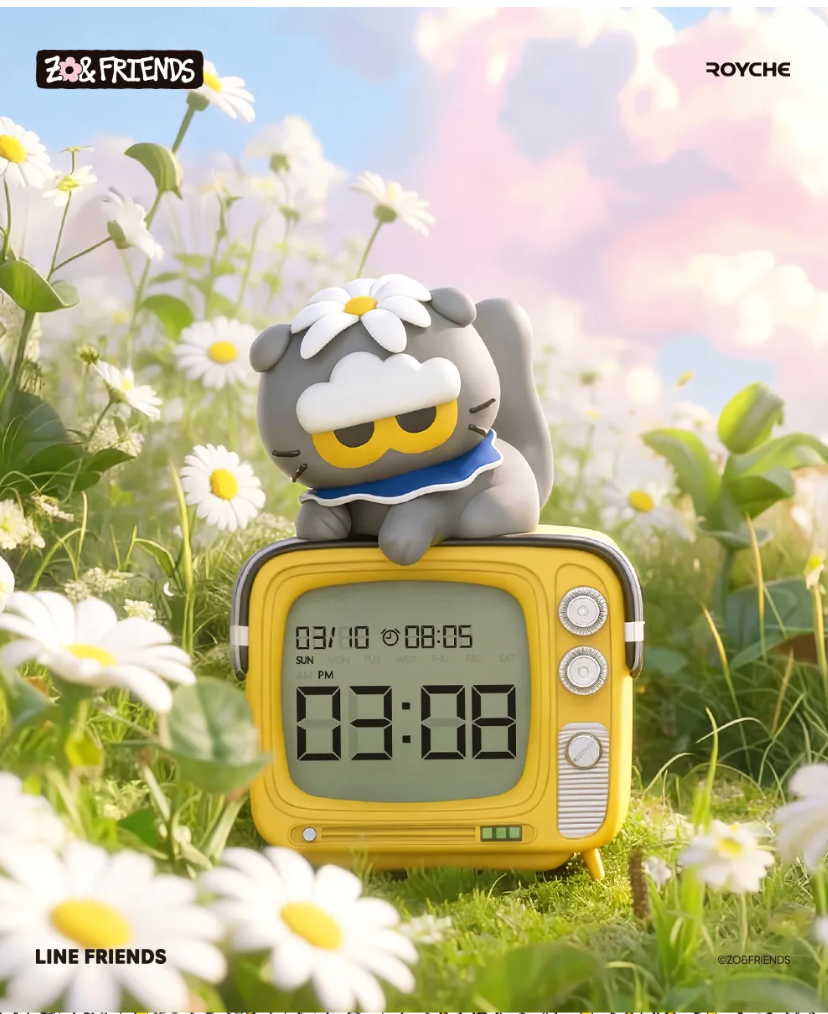 【新品】ZOA デジタルクロック 韓国限定 ZO&FRIENDS 完売品 ZO&FRIENDS ZOA Digital Clock｜Soul Simple HK– SOUL SIMPLE HK