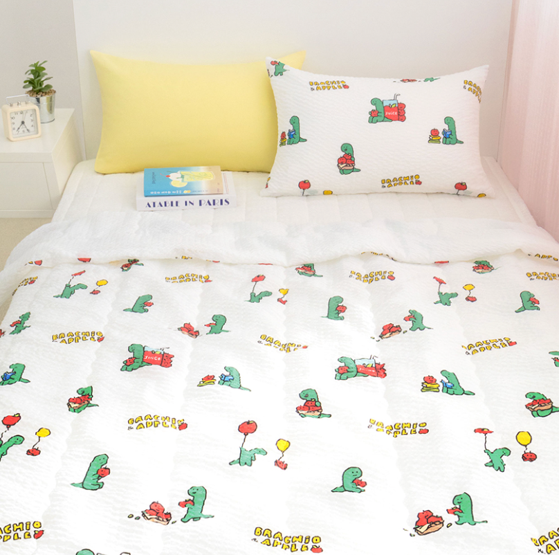 JOGUMAN Apple Seersucker 夏季被 韓國製 150 x 200cm 床鋪主圖