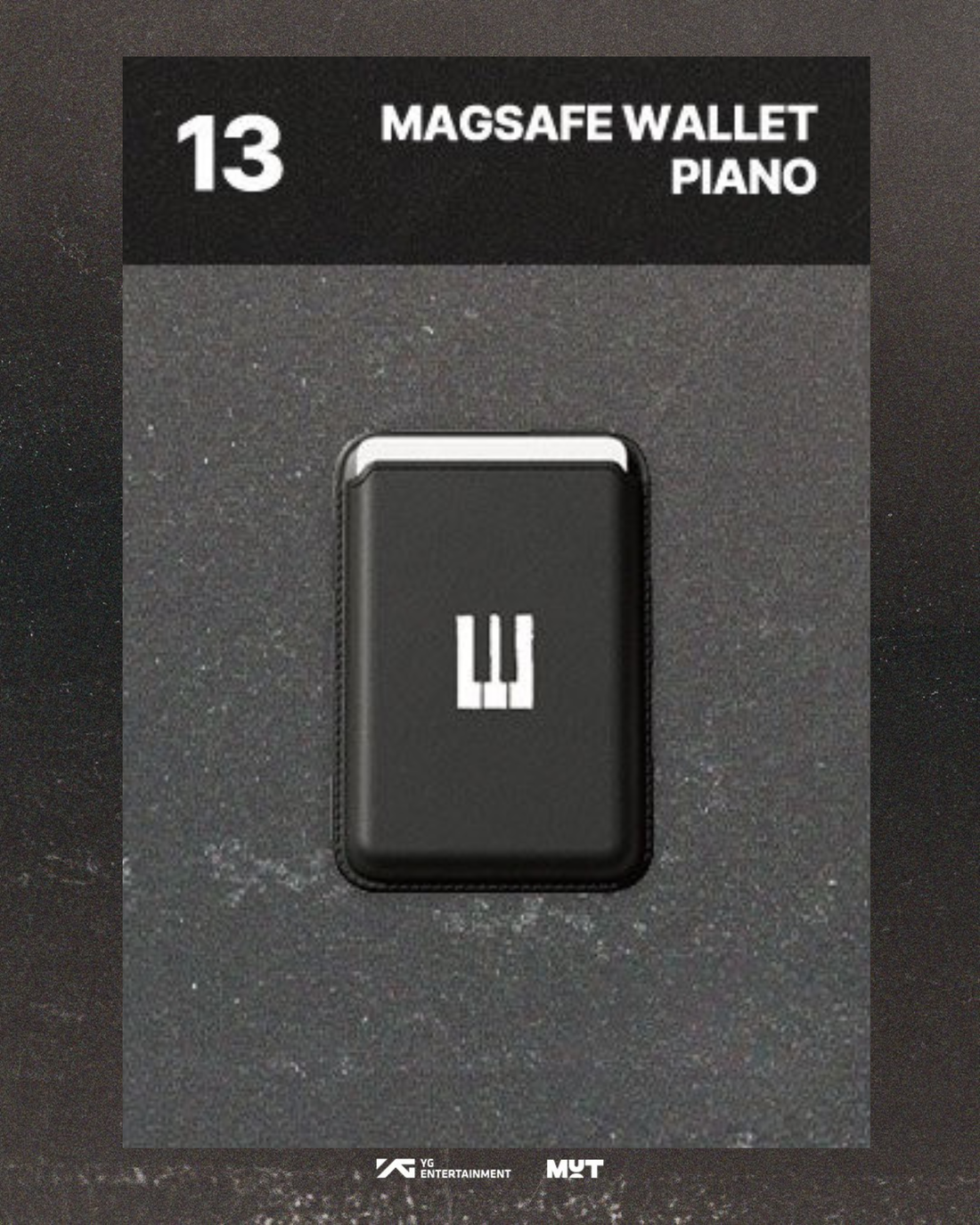 BIGBANG 20th Anniversary COSMOS MagSafe Wallet｜PIANO / COSMOS 20週年展覽磁吸卡套