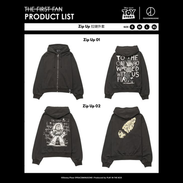 Toy Story × PEACEMINUSONE Zip Up｜拉鏈外套