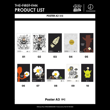 Toy Story × PEACEMINUSONE Poster A3｜海報