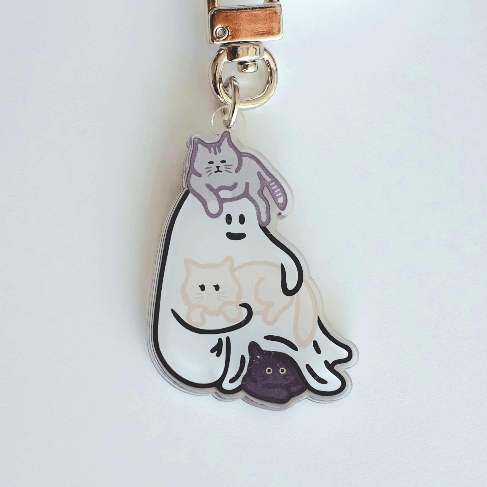 【現貨】Percentage/Design p/d 幽靈大軍 The Cat Butler Keyring 鎖匙扣