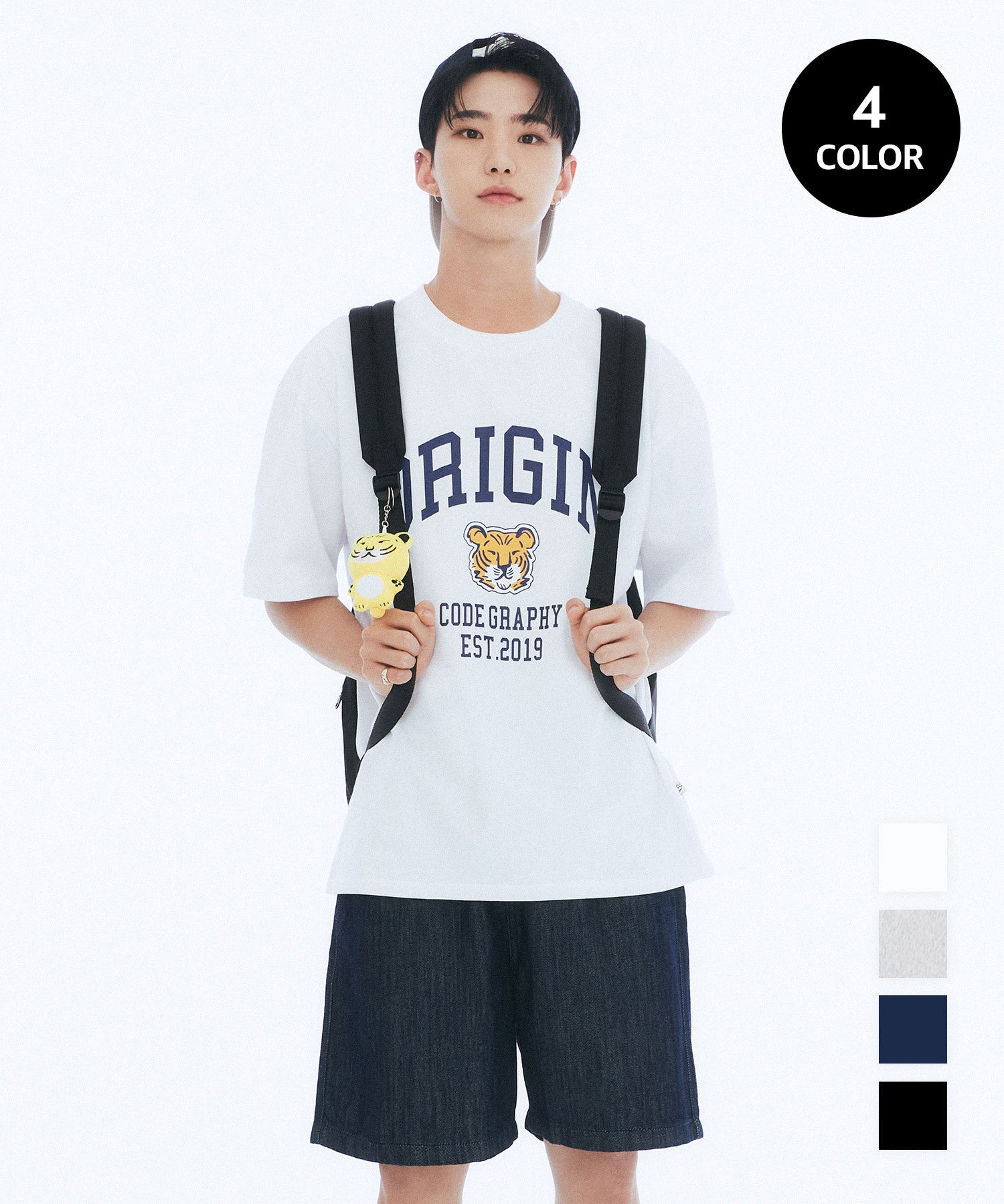 Code:graphy CGP x Hoshi Origin Tiger Logo T-Shirt 短袖T裇（3色）