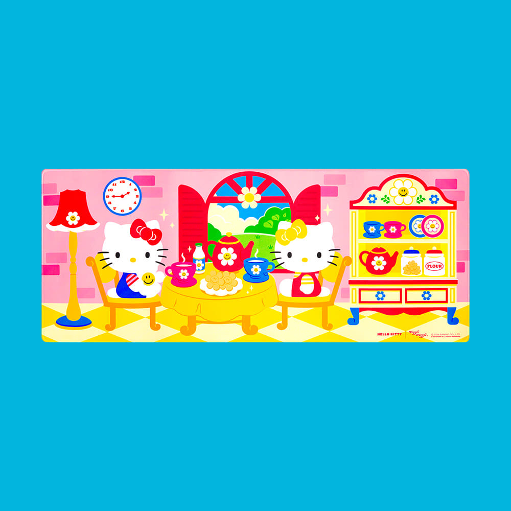 Wiggle Wiggle × Hello Kitty｜Desk Pad 桌面長墊 Desk Pad – Cozy Time
