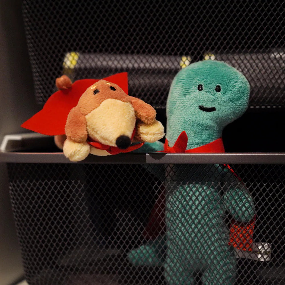 【現貨】JOGUMAN Superman Plush Keyring Set 變裝吊飾套裝（一套兩入｜超人款）