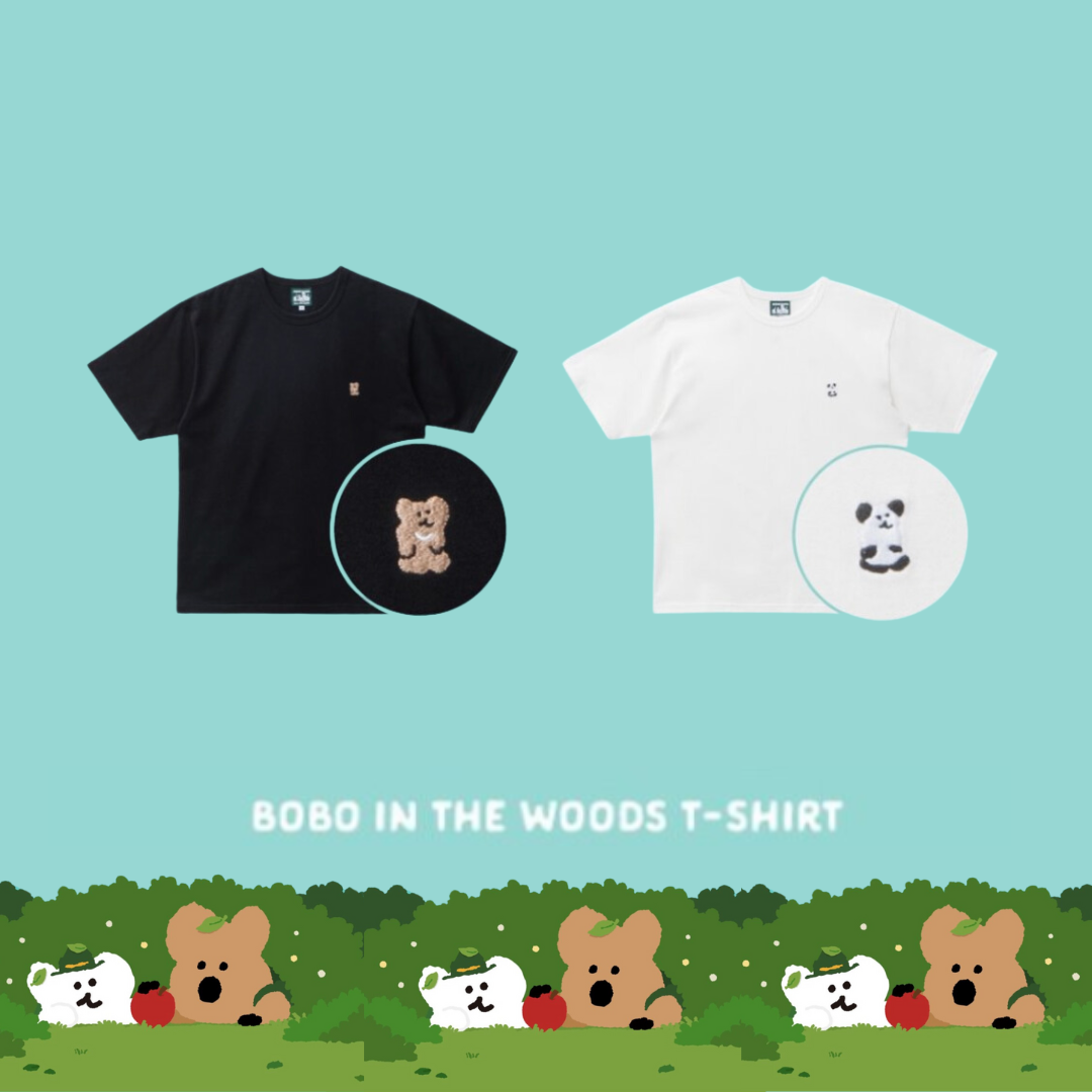 Dinotaeng x Victoria Shoes 限量聯乘系列 Bobo in the Woods T-Shirt 短袖T裇（2款）