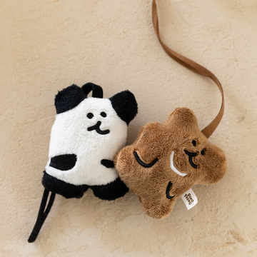 [Quokka & Bobo in the Woods] Oreo & Croissant BOBO Plush Tag 行李掛牌（2款）