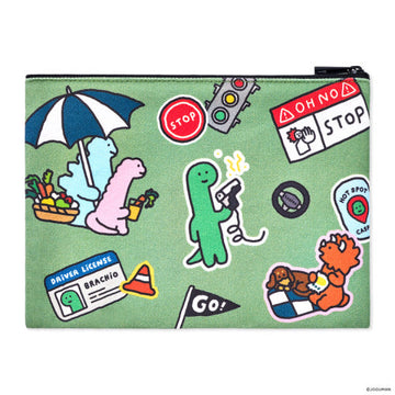 CASPER with JOGUMAN Fabric Pouch 收納袋