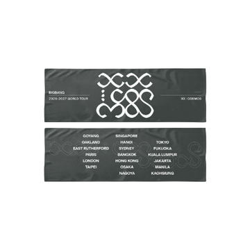 BIGBANG 2026–2027 WORLD TOUR <XX : COSMOS> TOUR SLOGAN TOWEL｜巡演應援毛巾