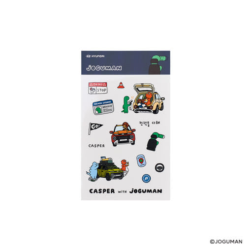 CASPER with JOGUMAN Decorative Sticker 透明貼紙