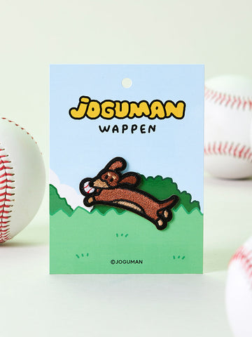 JOGUMAN WOODY EMBROIDERED PATCH BASEBALL 棒球刺繡徽章