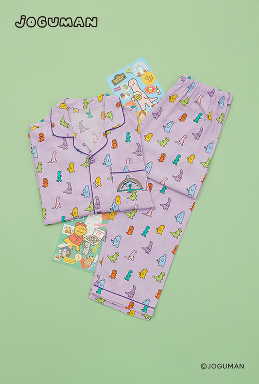 Joguman Studio x Spao Pajama  睡衣 - 恐龍朋友(Purple)