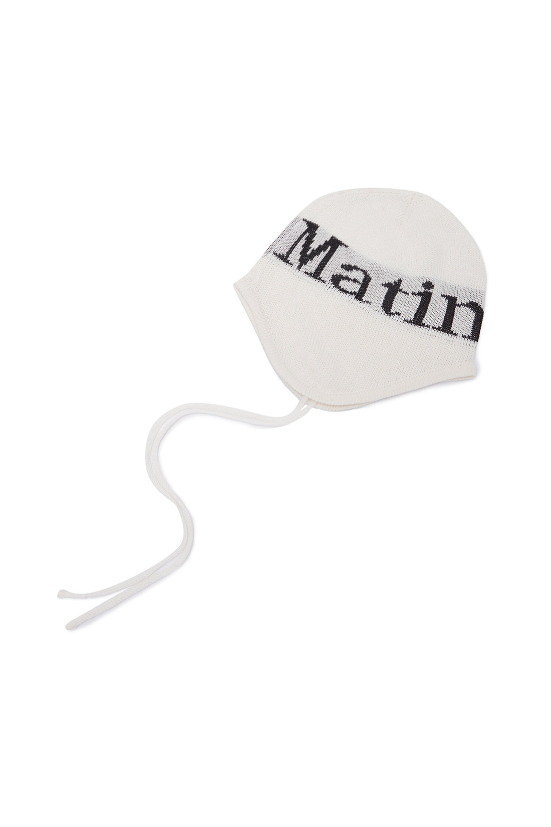 Matin Kim Logo Jacquard Earflap Beanie 提花針織毛帽（3色）