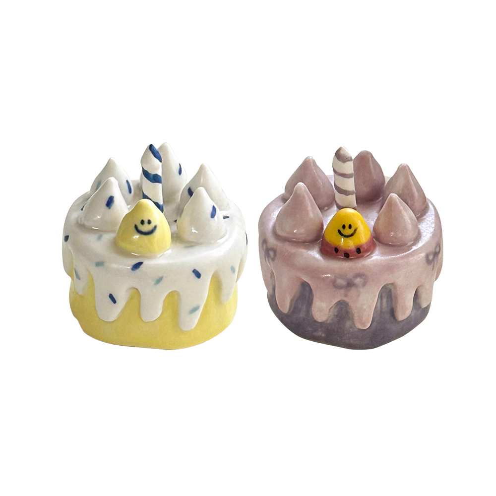Second Morning x bee-arc-hive Cake Ceramic Incense Holder 蛋糕陶瓷線香座（2款）