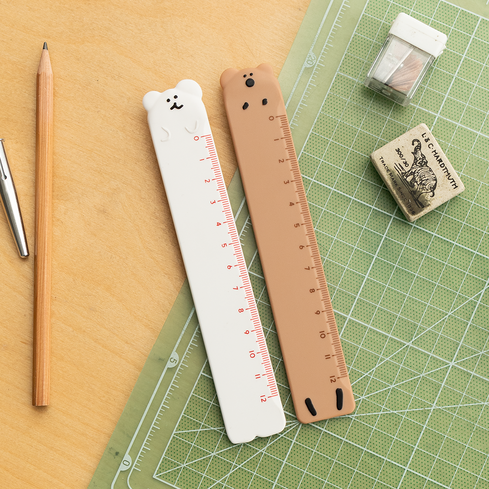 [Quokka in School] Dinotaeng Plastic Ruler 造型直尺（2款）