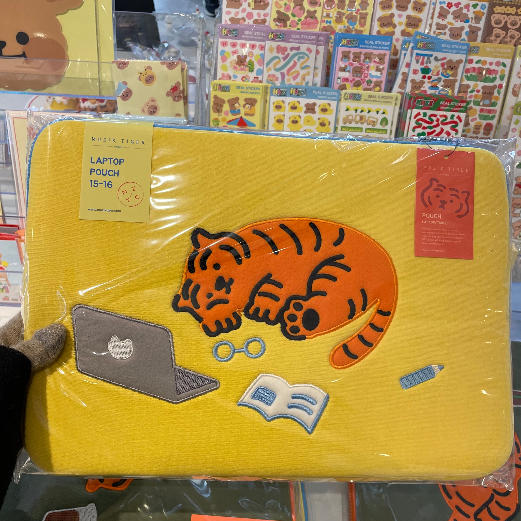 【韓國連線】Muzik Tiger Sleepy Tiger Laptop/Tablet Pouch 平板電腦保護套