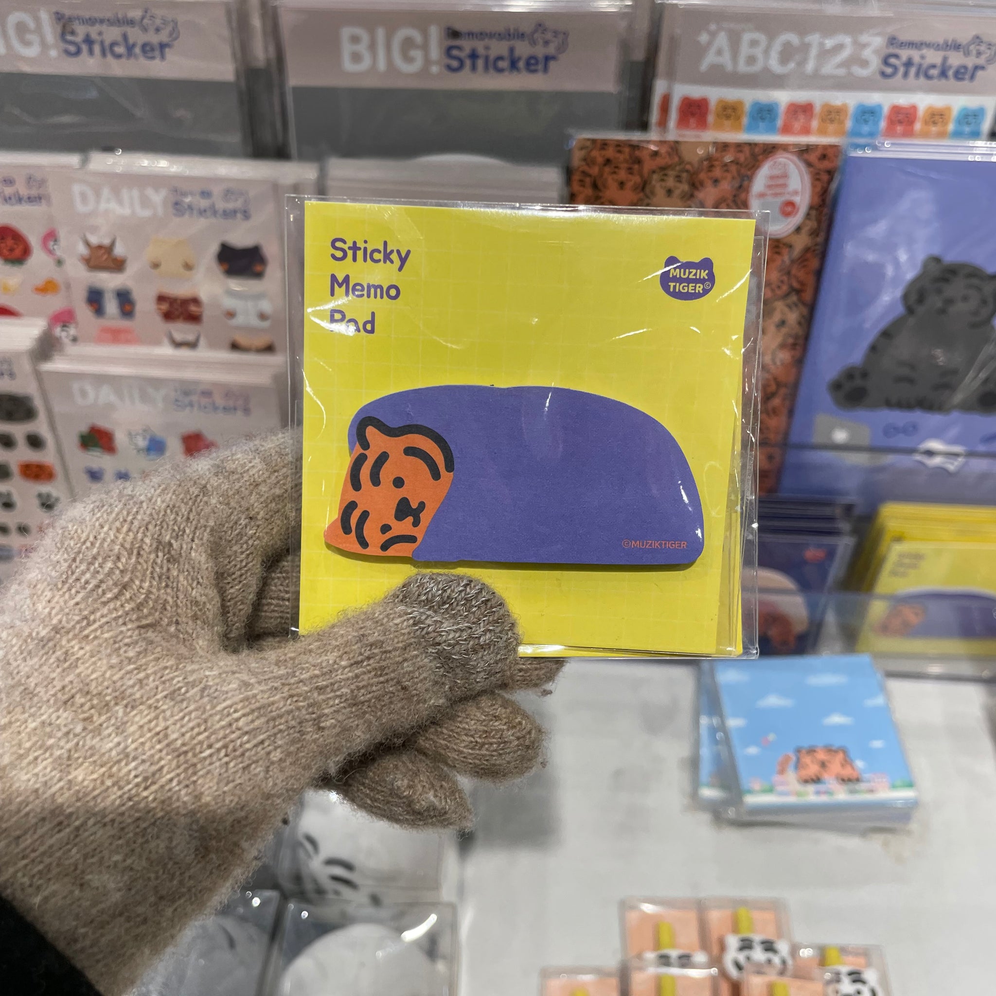 【韓國連線】Muzik Tiger Blanket Tiger Sticky Memo Pad 便條紙
